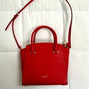 Kate Spade Cherry Red Medium Sized Satchel